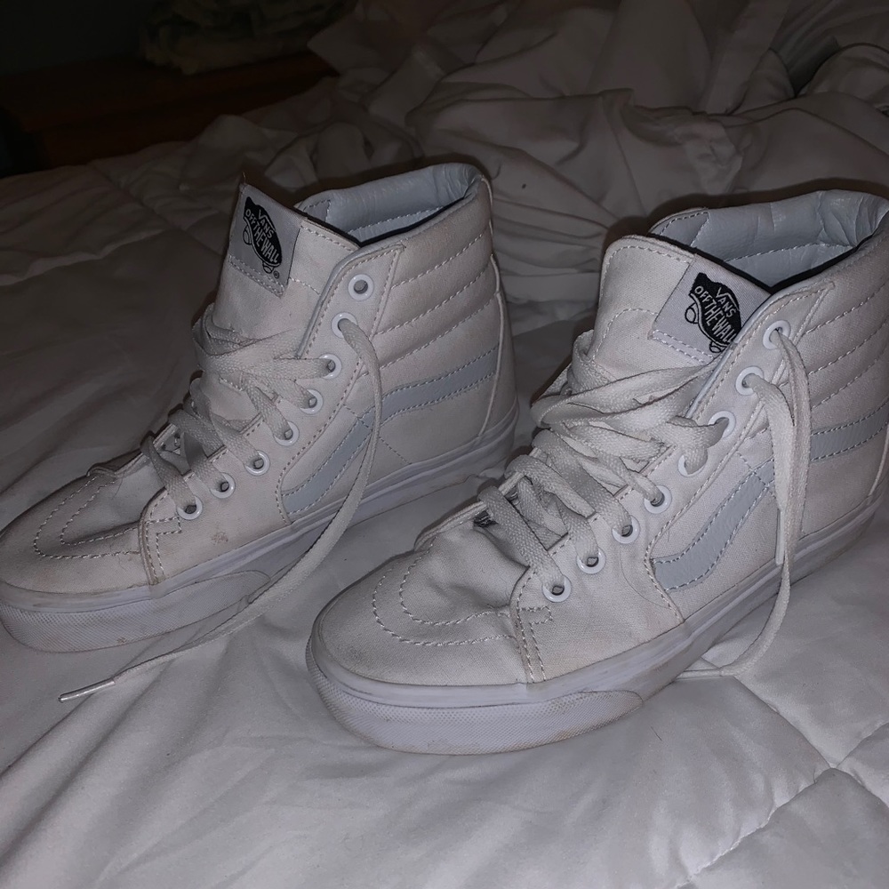 White high top vans
